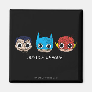 Íman Desenho da Mini Liga da Justiça