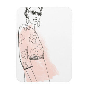 Íman Desenho da Moda