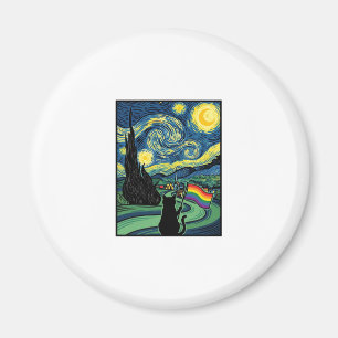 Íman Desenho de Camisa Vetorial de Paisagem Noturna de 