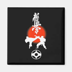 Íman Desenho de fã de Karate Kyokushin Kumite