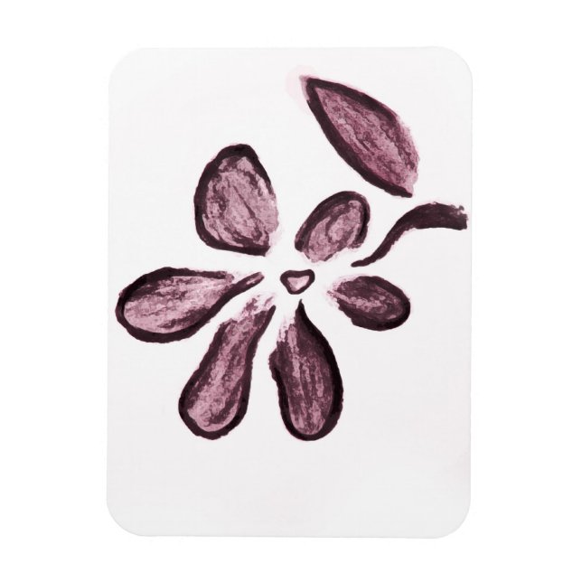 Íman Desenho de flor (Vertical)