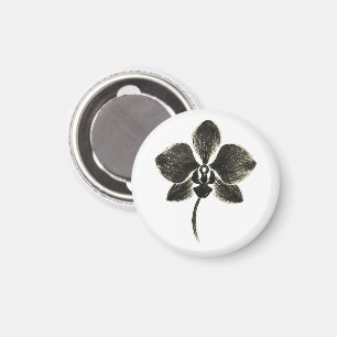 Íman Desenho de Linha Orquídea - Magneta Floral
