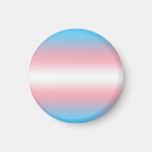 Íman Desenho de padrão de bandeira do orgulho transgêne
