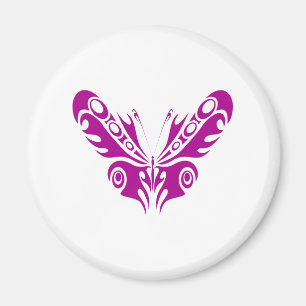 Íman Desenho de Tatuagem de Borboleta Tribal