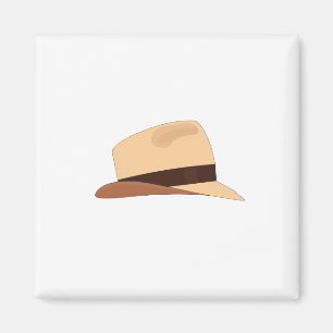 Íman Desenho de um chapéu panamenho