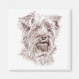 Íman Desenho de Yorkshire Terrier