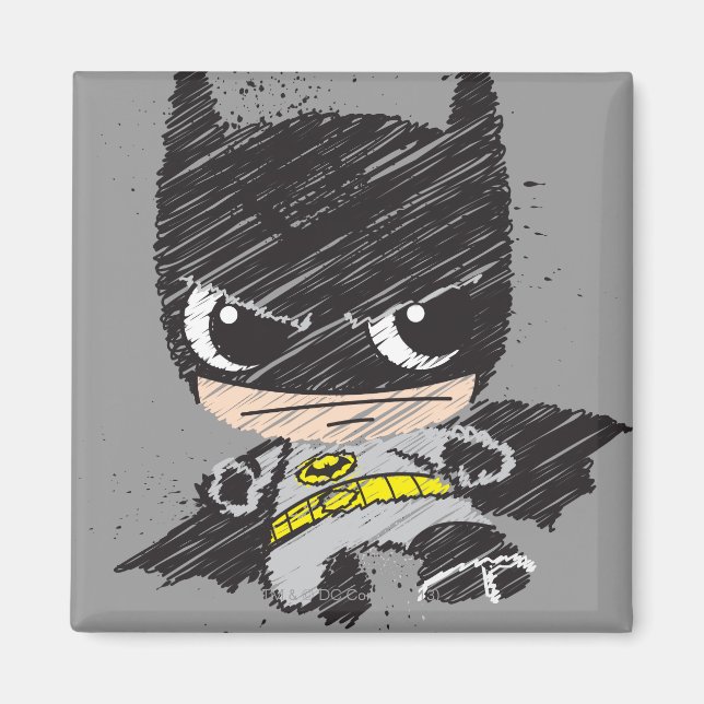 Íman Desenho do Mini Clássico Batman (Frente)