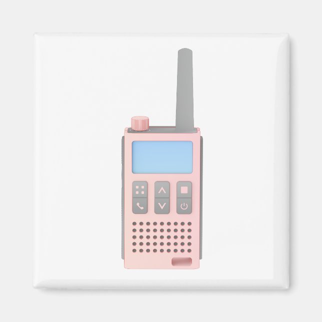 Íman Desenho do moderno walkie talkie (Frente)