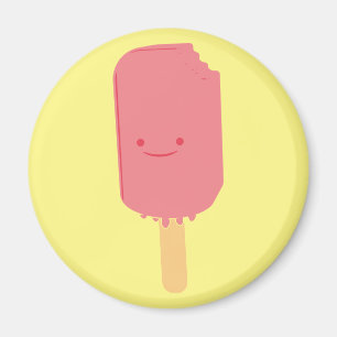 Íman Desenho do picolé de morango