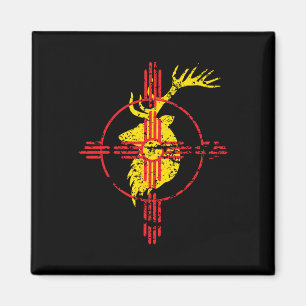 Íman Desenho do Símbolo Elk de Bandeira do Novo México