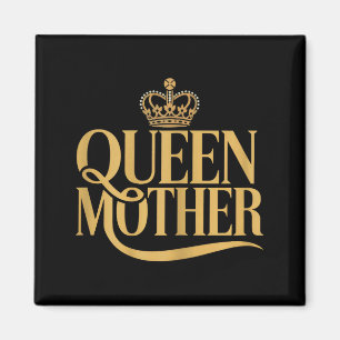 Íman Desenho elegante de rainha mãe para mulheres