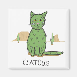Íman Desenho engraçado do cacto de "Catcus"