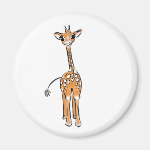 Íman Desenho girafa bonito