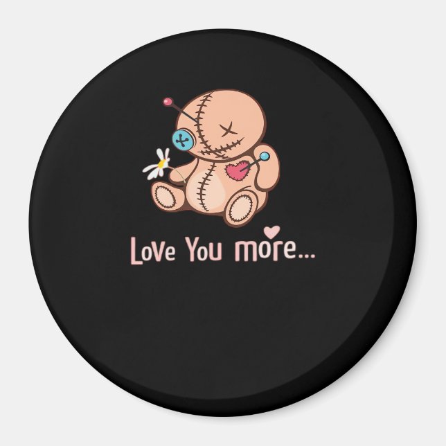 Íman Desenho Mínimo de Amor Você Mais (Frente)