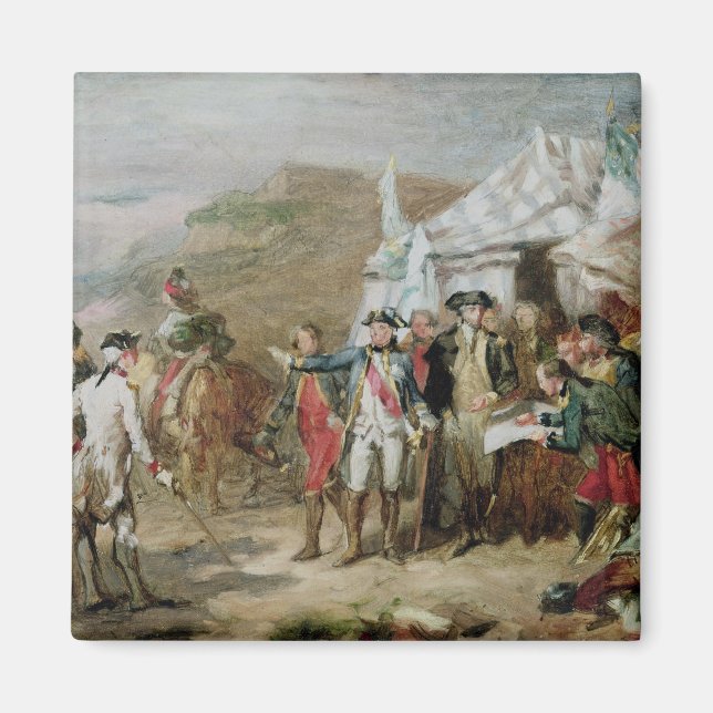 Íman Desenho para a Batalha de Yorktown (Frente)