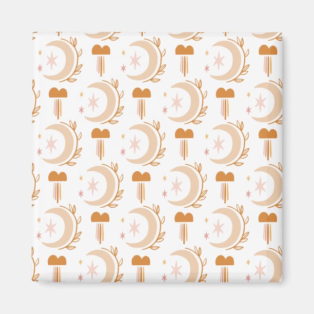 Íman Desenho Simples da Flor (Frente)