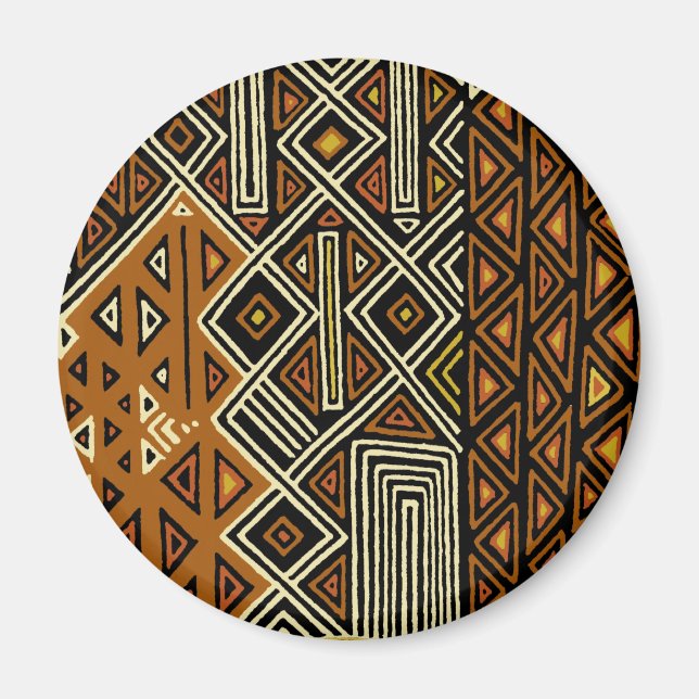 Íman Desenho Tribal Africano Kuba (Frente)