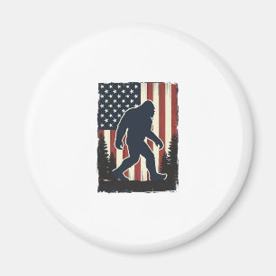Íman Desenho Vetorial Floresta da Bandeira Americana Bi
