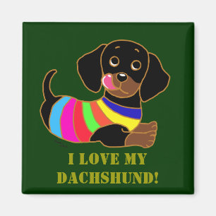 Íman Desenhos animados 2 do Dachshund