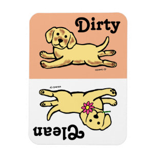 Íman Desenhos animados amarelos inocentes do filhote de