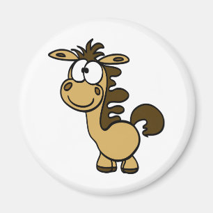 Íman desenhos animados bonitos do cavalo