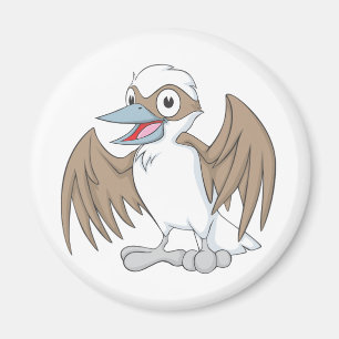 Íman Desenhos animados de riso bonitos de Kookaburra