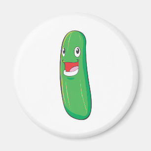 Íman Desenhos animados felizes do vegetal do abobrinha