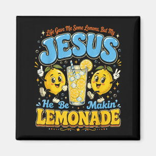 Íman Desentho Jesus Limonada Citação Cristã Design