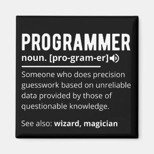 Íman Desenvolvedor de código do programador engraçado