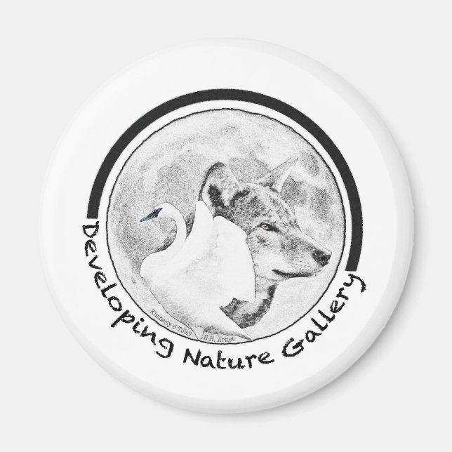 Íman Desenvolvendo logotipo da Galeria de Natureza (Frente)