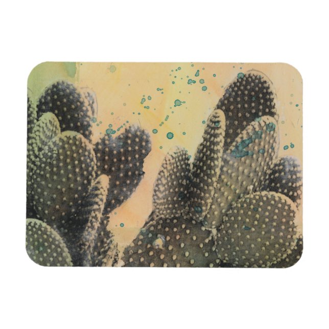 Íman Desert Cactus | Frente Verde (Horizontal)