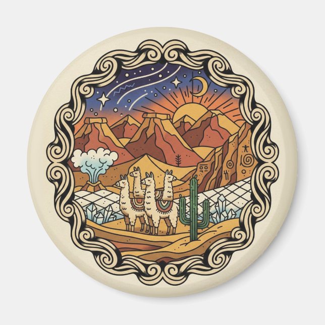 Íman Deserto de Atacama Chile (Frente)