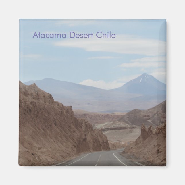 Íman Deserto de Atacama, Imagem do Chile (Frente)