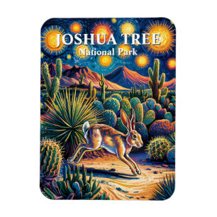 Íman Deserto Joshua Tree - Lebre Colorida Vida Selvagem