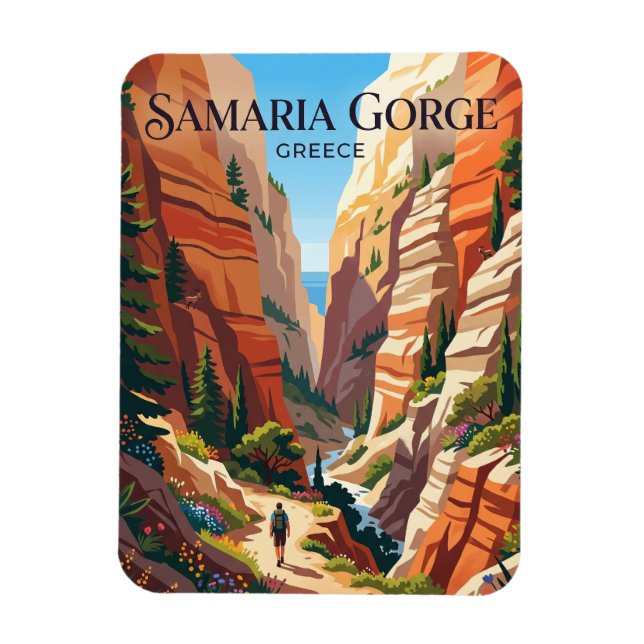 Íman Desfiladeiro de Samaria Grécia (Vertical)