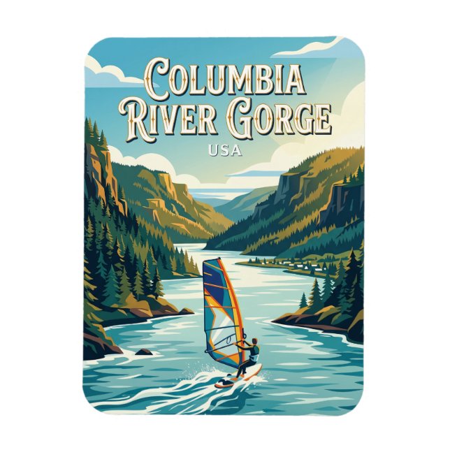 Íman Desfiladeiro do Rio Columbia EUA (Vertical)