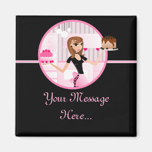 Íman Design 6 do ímã de Frig do padeiro/cozinheiro