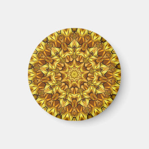 Íman Design abstrato antigo do ouro Mandala - 63495