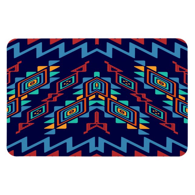 Íman Design abstrato de formas distorcidas (Horizontal)