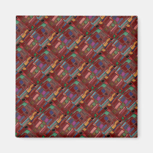 Íman Design abstrato moderno de cor clara