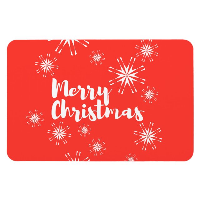 Íman Design alegre e divertida de "Feliz Natal" (Horizontal)