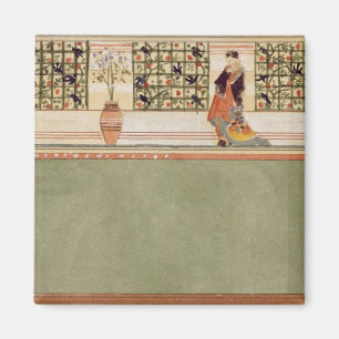 Íman Design Anglo-Japonês da parede, c.1860 (w/c &