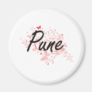 Íman Design artístico da cidade de Pune India com