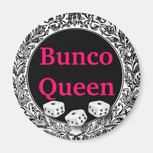 Íman Design Clássico Bunco Queen (Frente)