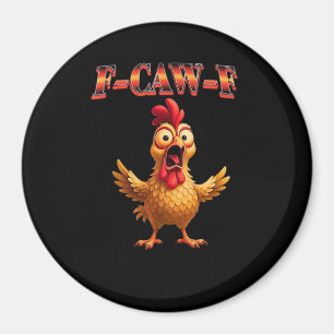 Íman Design Clássico Estético Galo Engraçado F Caw F