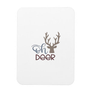 Íman Design Clássico Retro Oh Deer