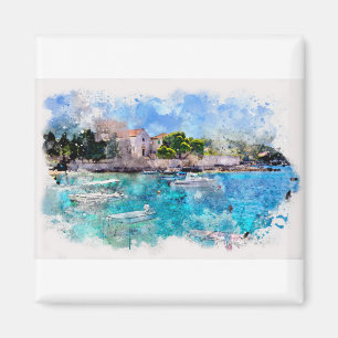Íman Design da aguarela por Le Caviar Hvar Croatia