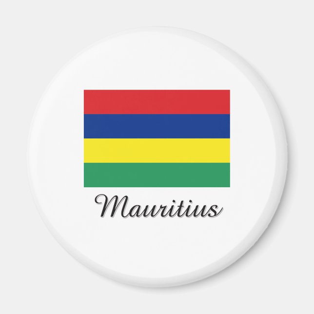 Íman Design da bandeira da Maurícia (Frente)