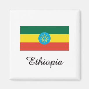 Íman Design da bandeira de Etiópia