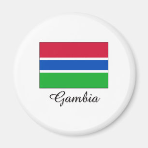 Íman Design da bandeira de Gambia